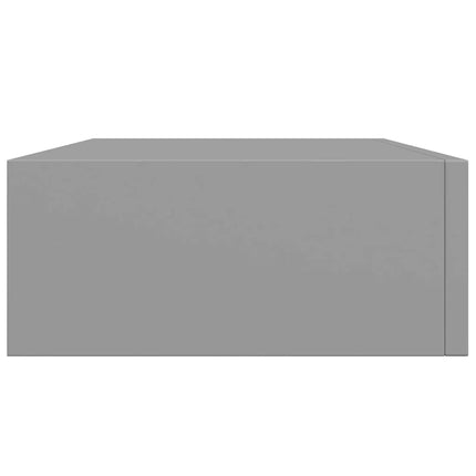Väggmonterad låda svart 40x23,5x10 cm MDF