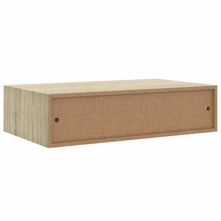Väggmonterade lådor ek 2 st 40x23,5x10 cm MDF