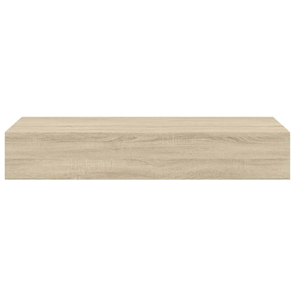 Väggmonterad låda ek 60x23,5x10 cm MDF
