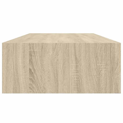 Väggmonterad låda ek 60x23,5x10 cm MDF