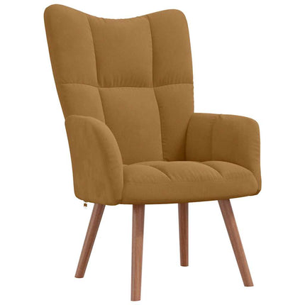 Vilstol brun sammet