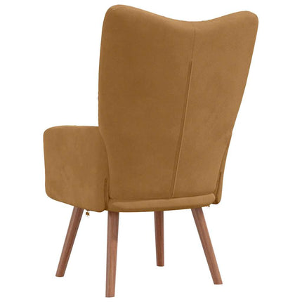 Vilstol brun sammet