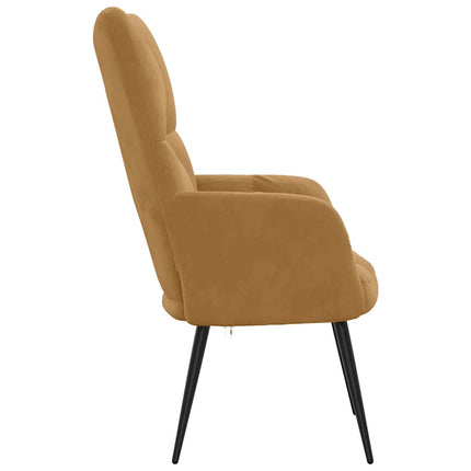 Vilstol brun sammet