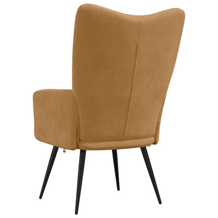 Vilstol brun sammet