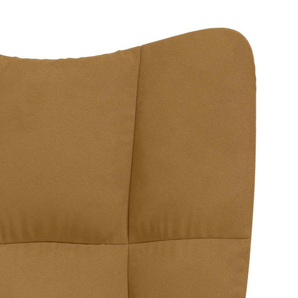 Vilstol brun sammet
