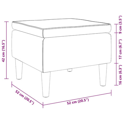 Pall med träben mörkgrå sammet
