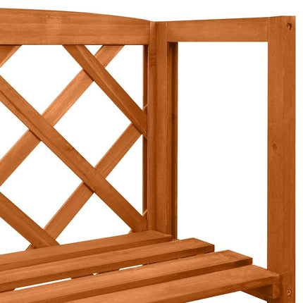 Spaljé med hyllor 55x30x140 cm massivt granträ