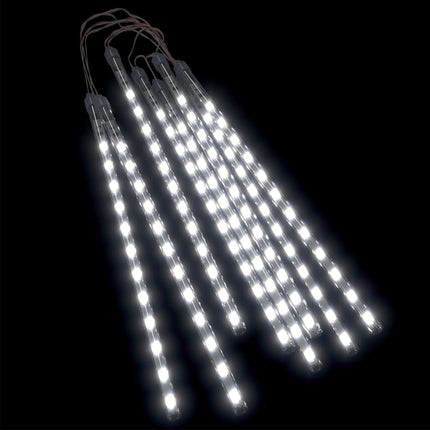 Meteorregn 8 st 30 cm 192 LED kallvit inne/ute