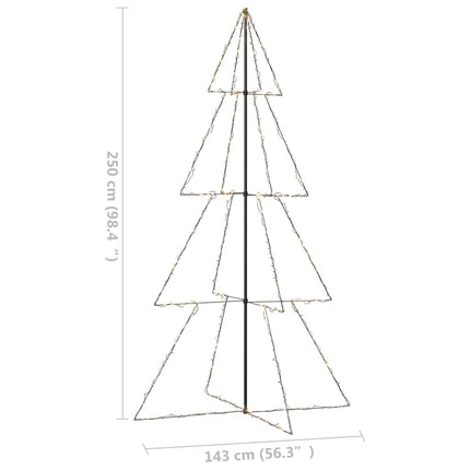 Ljuskon för julgran 360 LED inne/ute 143x250 cm