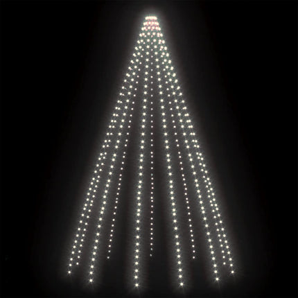 Julgransbelysning 500 cm med 500 LED kallvit inne/ute
