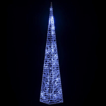 Ljuskon LED akryl blå 60 cm