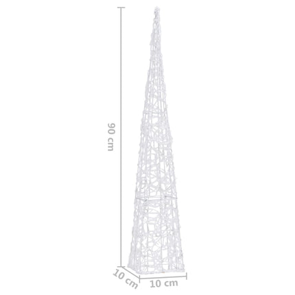 Ljuskon LED akryl kall vit 90 cm