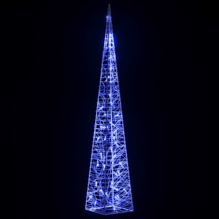 Ljuskon LED akryl blå 90 cm