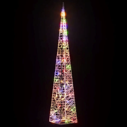 Ljuskon LED akryl flerfärgad 90 cm