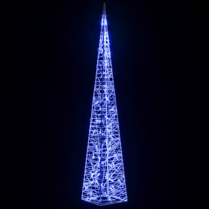 Ljuskon LED akryl blå 120 cm