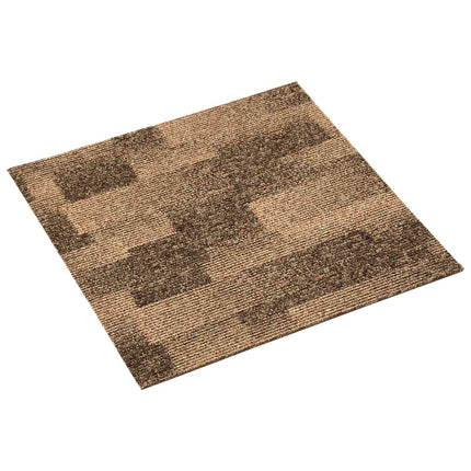 Golvmatta 20 st Brun 50 x 50 cm PP