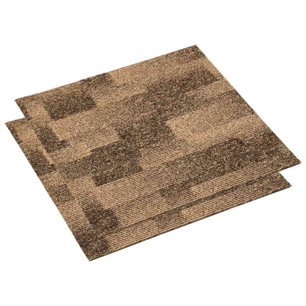 Golvmatta 20 st Brun 50 x 50 cm PP