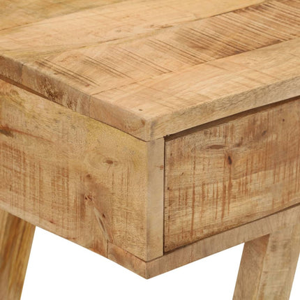 Skrivbord 100x45x90 cm massivt grovt mangoträ