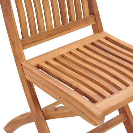 Hopfällbara trädgårdsstolar med dynor 6 st massiv teak
