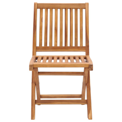 Hopfällbara trädgårdsstolar med dynor 6 st massiv teak