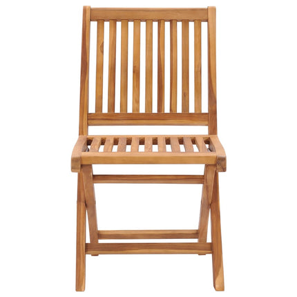 Hopfällbara trädgårdsstolar med dynor 6 st massiv teak