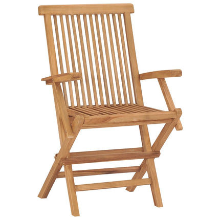 Trädgårdsstolar 8 st massiv teak