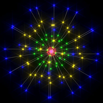 Utomhusbelysning fyrverkerier flerfärgad 20cm 140 LED