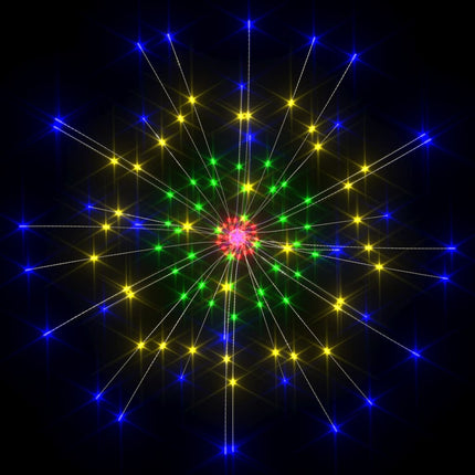Utomhusbelysning fyrverkerier 10 st flerfärgad 20cm 1400 LED