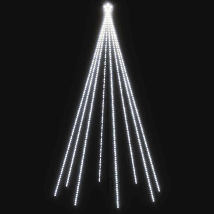 Julgran LED vattenfall inomhus/utomhus 400 lysdioder 2,5 m