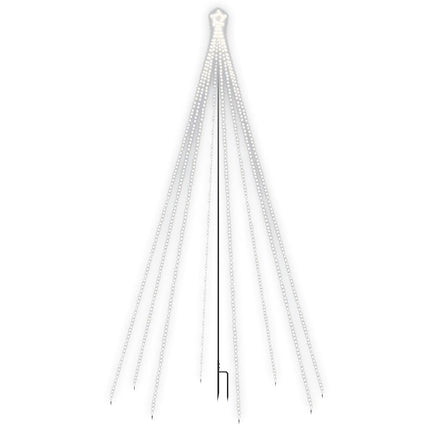 Julgran LED vattenfall inomhus/utomhus 400 lysdioder 2,5 m