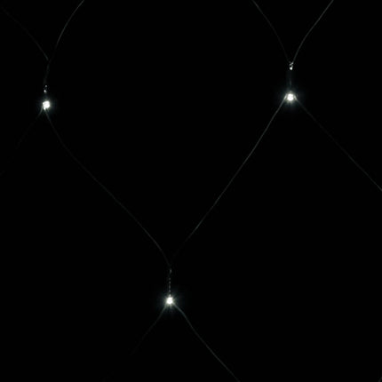 Ljusnät kallvit 3x2 m 204 LED inne/ute