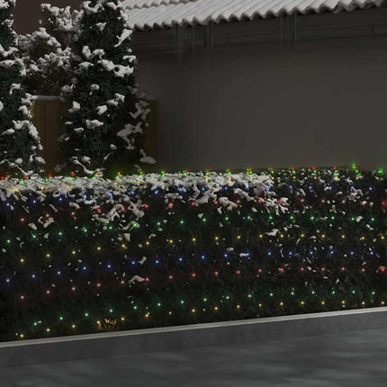 Ljusnät flerfärgad 3x3 m 306 LED inne/ute