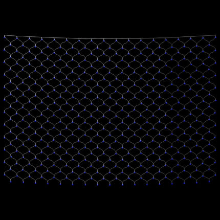 Ljusnät blå 4x4 m 544 LED inne/ute