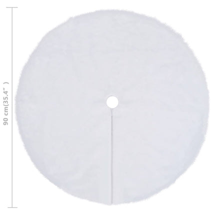 Julgranskjol vit 90 cm fuskpäls