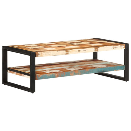 Soffbord 120x60x40 cm massivt återvunnet trä