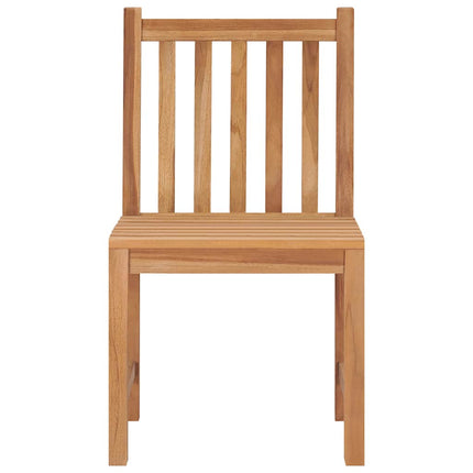 Trädgårdsstolar 6 st med dynor massiv teak