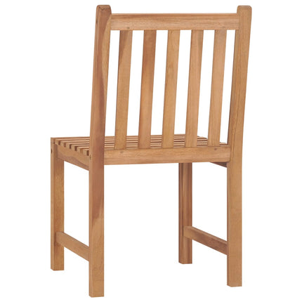 Trädgårdsstolar 6 st med dynor massiv teak