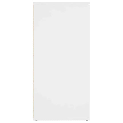 Skänk vit 160x36x75 cm konstruerat trä