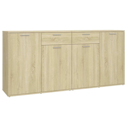 Skänk sonoma-ek 160x36x75 cm konstruerat trä