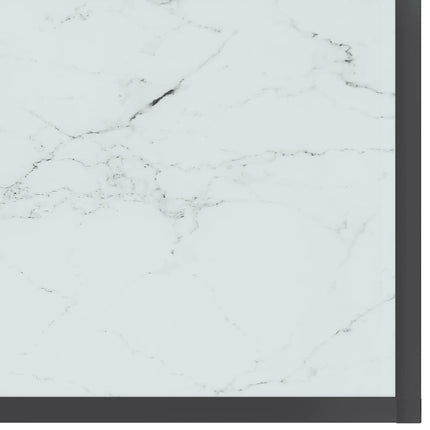 Konsolbord vit 180x35x75,5 cm härdat glas