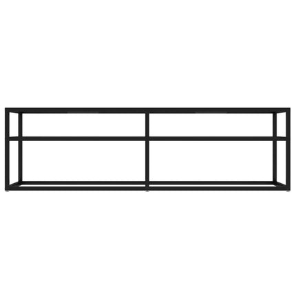 Tv-bänk transparent 140x40x40,5 cm härdat glas