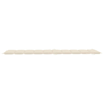 Solsängar 2 st med bord och dynor massivt akaciaträ