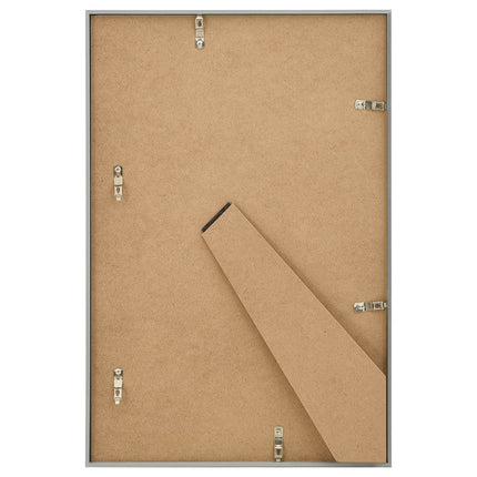 Fotoramar 3 st för bord silver 21x29,7cm MDF