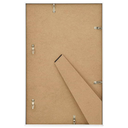 Fotoramar 3 st för bord vit 13x18 cm MDF