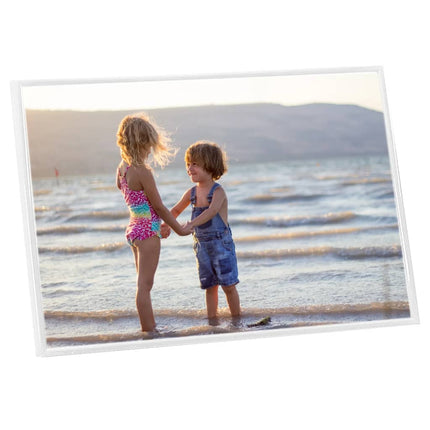 Fotoramar 3 st för vägg eller bord vit 21x29,7 cm MDF