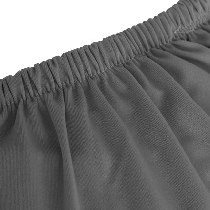 Sofföverdrag 3-sits med stretch antracit polyesterjersey