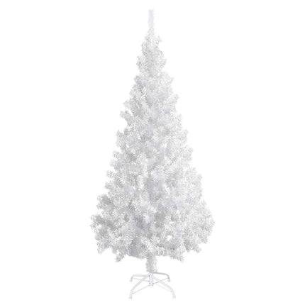 Belyst plastgran med kulor 180 cm 620 grenar
