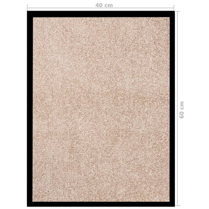 Dörrmatta beige 40x60 cm