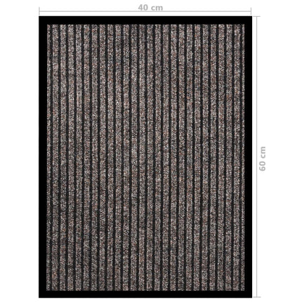 Dörrmatta beigerandig 40x60 cm