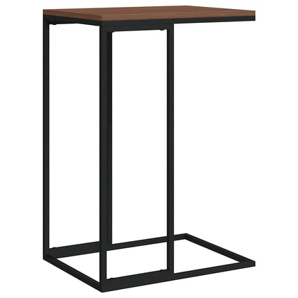 Sidobord svart 40x30x59 cm konstruerat trä